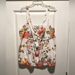 Floral tank top